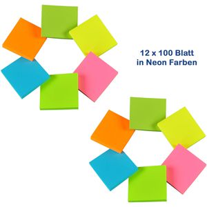 Produktbild für Haftnotizen AdPads 795589221908, neon