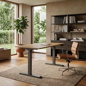 Produktbild für Schreibtisch Kerkmann Move 1 stable, asteiche / anthrazit
