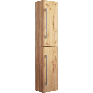 Produktbild für Bad-Hängeschrank VCM Badinos 916930, matt honig-eiche
