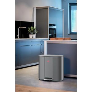 Produktbild für Mülleimer Wesco Multi Collector 2, graphit matt
