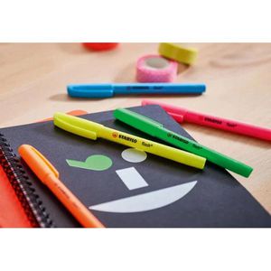 Produktbild für Textmarker Stabilo Flash Highlighter, 6 Stück