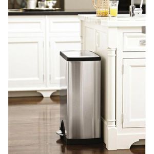 Produktbild für Mülleimer Simplehuman CW1816, silber