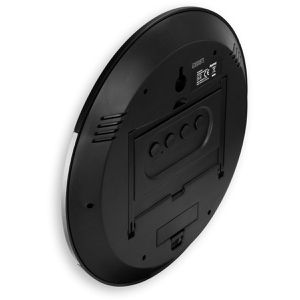 Produktbild für Wanduhr Hama Ischia, Kunststoff, digital, Funkuhr