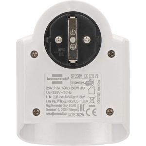 Produktbild für Steckdosenadapter Brennenstuhl Primera, weiß