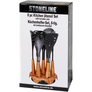 Produktbild für Küchenhelfer-Set STONELINE Back to Nature, mit Halter
