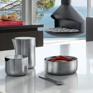 Produktbild für Zuckerdose Blomus Basic, silber