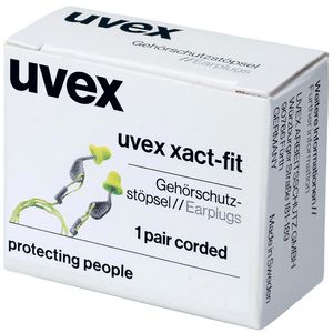 Produktbild für Ohrstöpsel Uvex xact-fit Kordel 2124001, SNR 26 dB