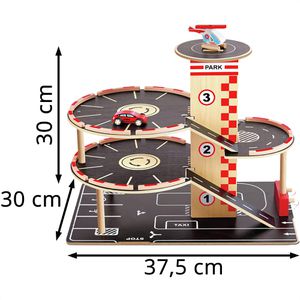 Produktbild für Parkgarage Hape 3002 Parkhaus, aus Holz
