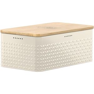 Brotkasten LARS-NYSØM Glaede Almond Beige, Metall / Bambus