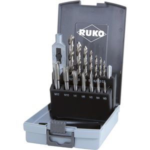 wolfcraft Metallbohrer-Set HSS geschliffen, 1,5-6,5 mm, 13-tlg. I 7100000 I Für Bohrungen in harte Materialien wolfcraft Metallbohrer-Set HSS geschliffen, 1,5-6,5 mm, 13-tlg. I 7100000 I Für Bohrungen in harte Materialien