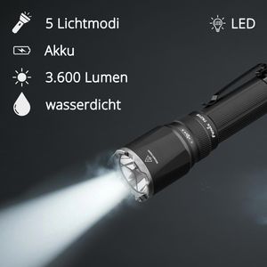 Produktbild für Taschenlampe Fenix TK21R, LED, aufladbar