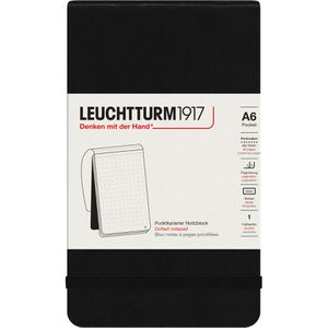 Produktbild für Notizblock Leuchtturm1917 schwarz, 364411, A6