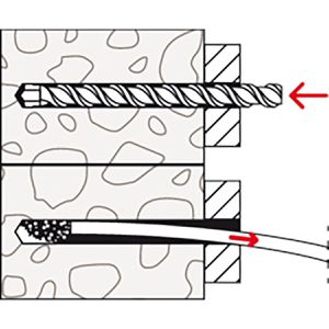 Produktbild für Schrauben-Dübel-Set Fischer 577391, HybridPower