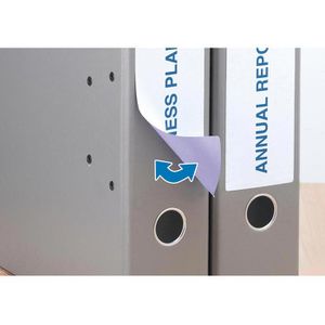 Produktbild für Rückenschilder Herma 10160, weiß