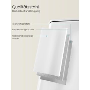 Produktbild für Mülleimer Songmics LTB593W02, wolkenweiß