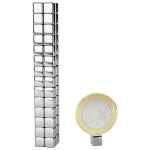 Produktbild für Magnete Gauder silber, Neodym Magnet