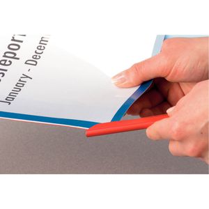 Produktbild für Klemmschiene Leitz 21789, A4, blau