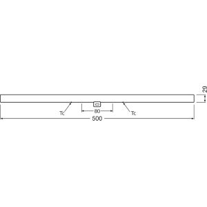 Produktbild für LED-Lampe OSRAM Ledinestra frosted, S14D