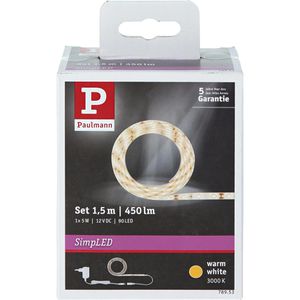 Produktbild für LED-Streifen Paulmann SimpLED 78953, warmweiß