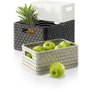 Produktbild für Aufbewahrungskorb Rotho Country A5+, 11L