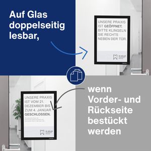 Produktbild für Inforahmen Magnetoplan 1131912 magnetofix, A4