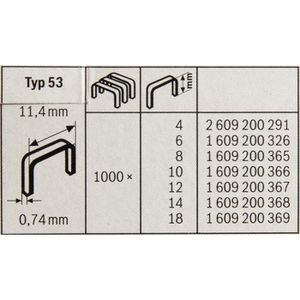 Produktbild für Tackerklammern Bosch Professional 53/4, 2609200291