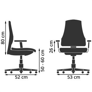 Produktbild für Chefsessel hJh-OFFICE PRADO, 608220