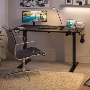 Produktbild für Schreibtisch CASARIA 109356, schwarz