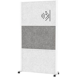 Stellwand Maul MAULconnecto 9612102 Mobil, auf Rollen
