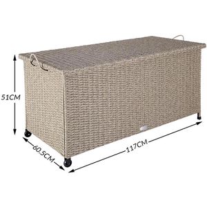 Produktbild für Gartenbox CASARIA 106707, aus Polyrattan
