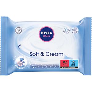 Feuchttücher Nivea Baby Soft & Cream, 63 Tücher