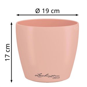 Produktbild für Übertopf Lechuza-DECO 18, magnolie, Ø 19 x 17 cm