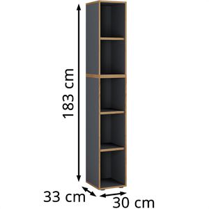 Produktbild für Aktenregal VCM Salia 920794, aus Holz