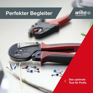 Produktbild für Crimpzange Wiha 41246, mit Seiteneinführung