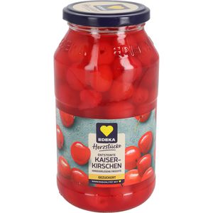 Produktbild für Obstkonserve Edeka Herzstücke Kaiserkirschen entsteint