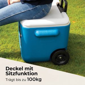 Produktbild für Kühlbox Coleman 50 QT Polylite Wheeled Mesh, 47 Liter