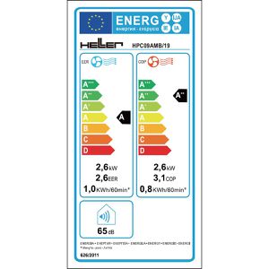 Produktbild für Klimagerät Heller HPC09AMB, 9000 BTU/h