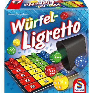 Würfelspiel Schmidt-Spiele 49611, Würfel-Ligretto