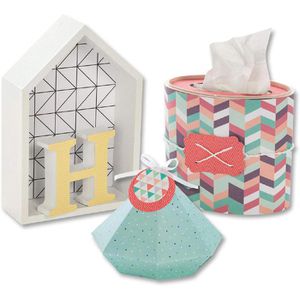 Produktbild für Motivpapier Folia 48449 Geometrie, 24 x 34 cm