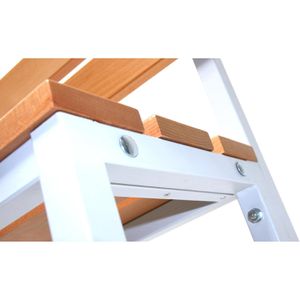 Produktbild für Umkleidebank SZ-Metall 59103, Sitzfläche Holz, 100 cm