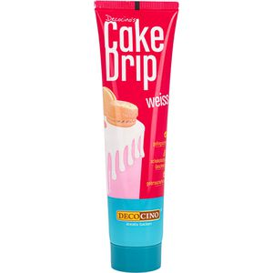 Produktbild für Kuchenglasur Decocino Cake Drip, Zuckerglasur, weiß