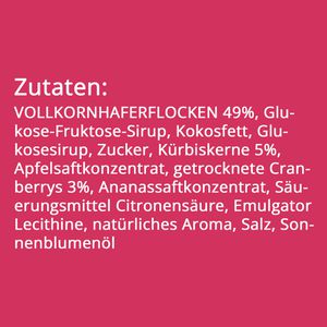 Produktbild für Müsliriegel Corny Haferkraft Cranberry-Kürbiskern