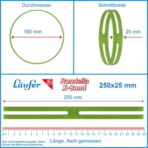 Produktbild für Kreuzbänder Läufer Rondella X-Band Hercules, 59078