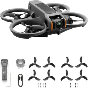 DJI Drohne Avata 2, mit Akku, 4K/60fps, 12MP Kamera, 23 min Flugzeit, 377 g