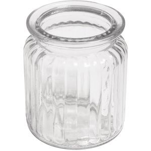 Windlicht Rayher 56877000, Rillen, Teelichthalter