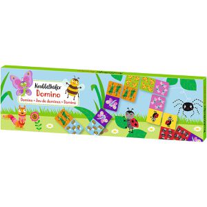 Domino Moses 16008, Krabbelkäfer, mit Motiv, Doppel-Sechs