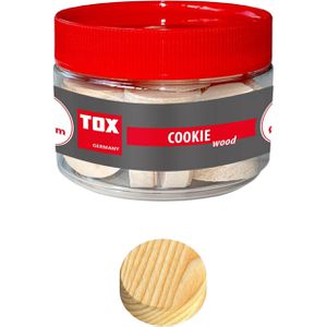 Holzzapfen Tox 015260305, Cookie wood, mit Runddose, konisch