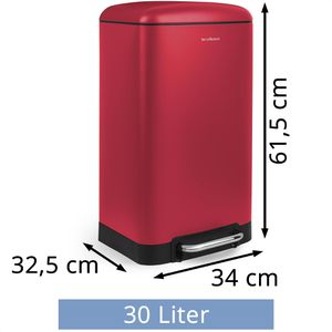 Produktbild für Mülleimer Les-Collectors N722, rot