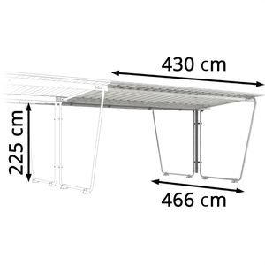 Produktbild für Fahrradunterstand WSM Siegen S29, grauweiß, aus Metall