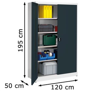 Produktbild für Werkzeugschrank Mauser MKST12/5/19, Metall, grau / anthrazit